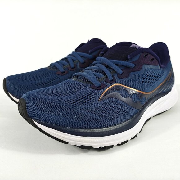 Saucony Ride 14 Women’s 8 Running Shoes Sneakers Midnight Navy Blue S10650-35 - Picture 5 of 16